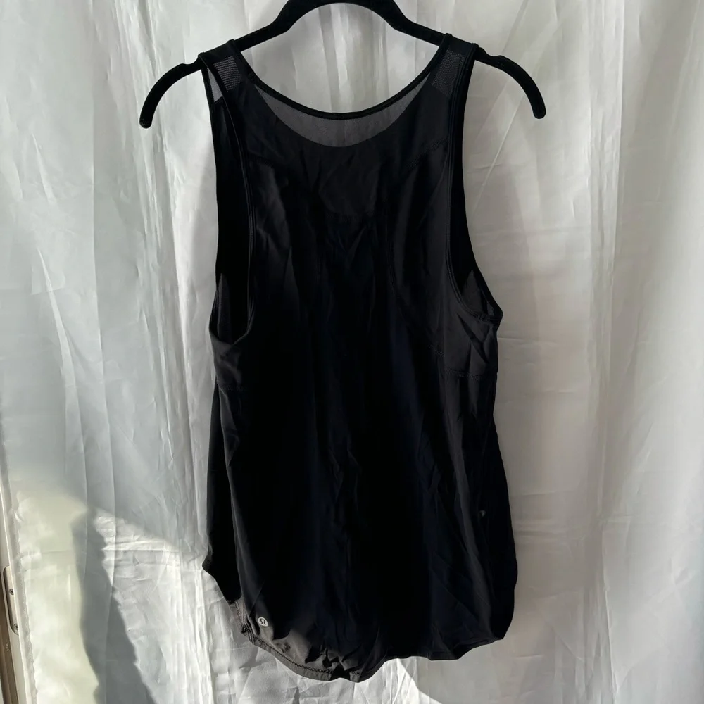 Lululemon Sculpt Tank II‎ Black size 6 W1NAWS